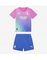 AC Milan Alternativní dres pro děti 2023-24 Krátký Rukáv (+ trenýrky)